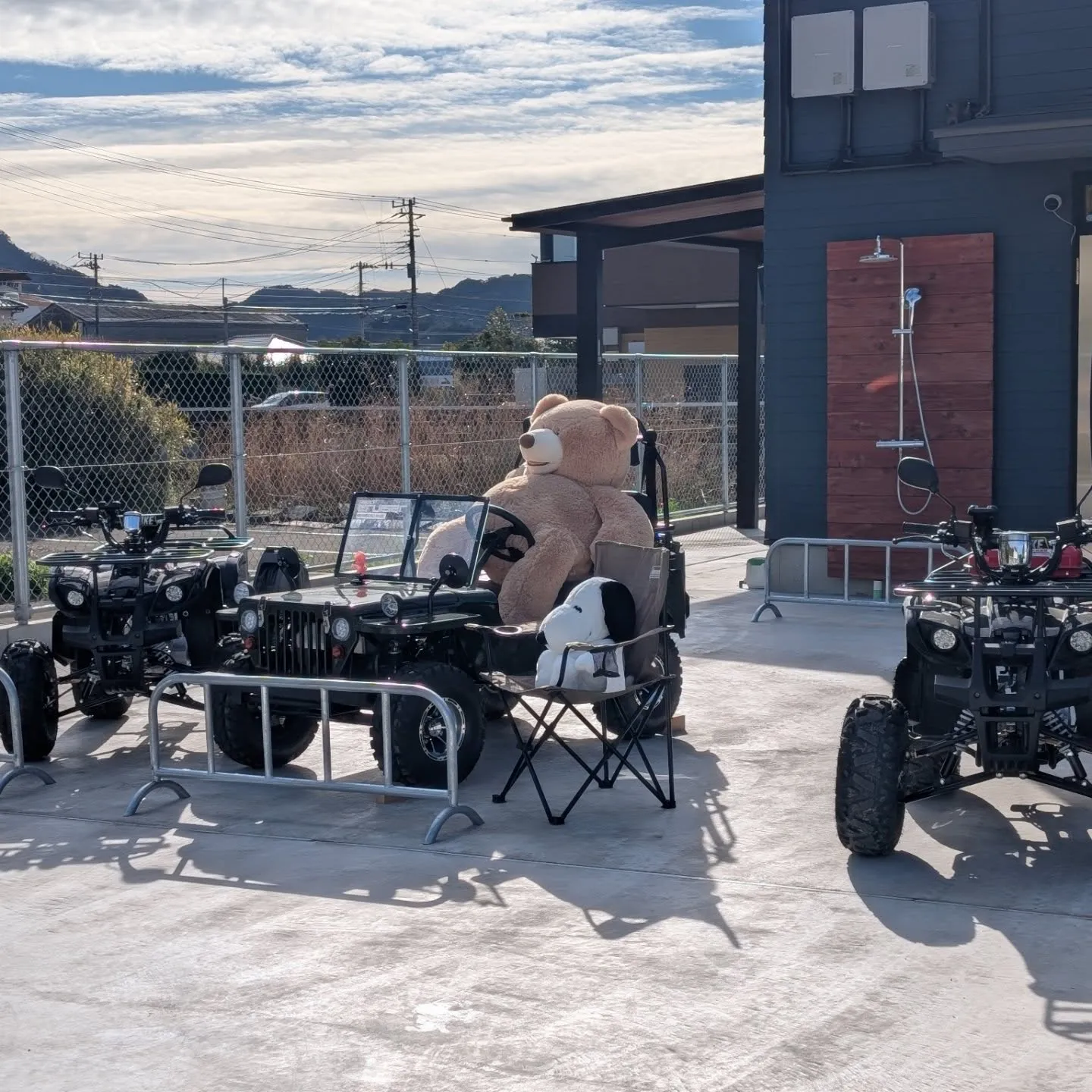 風が強い(¯―¯٥)