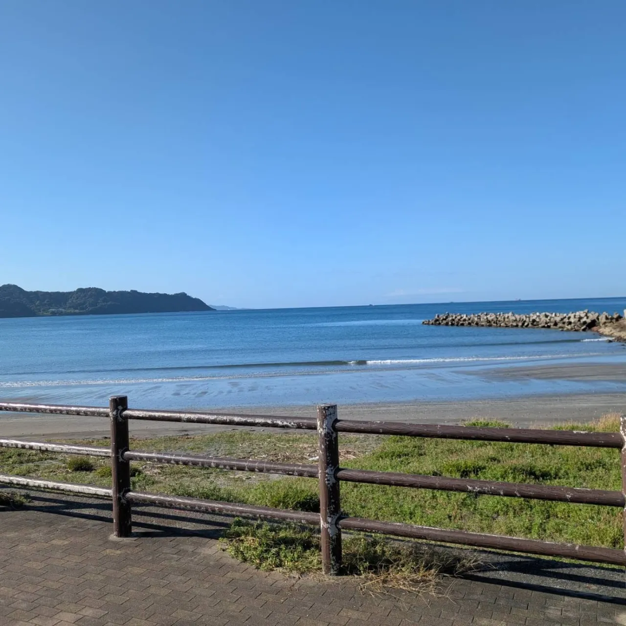 岩井海岸　晴れ☀️